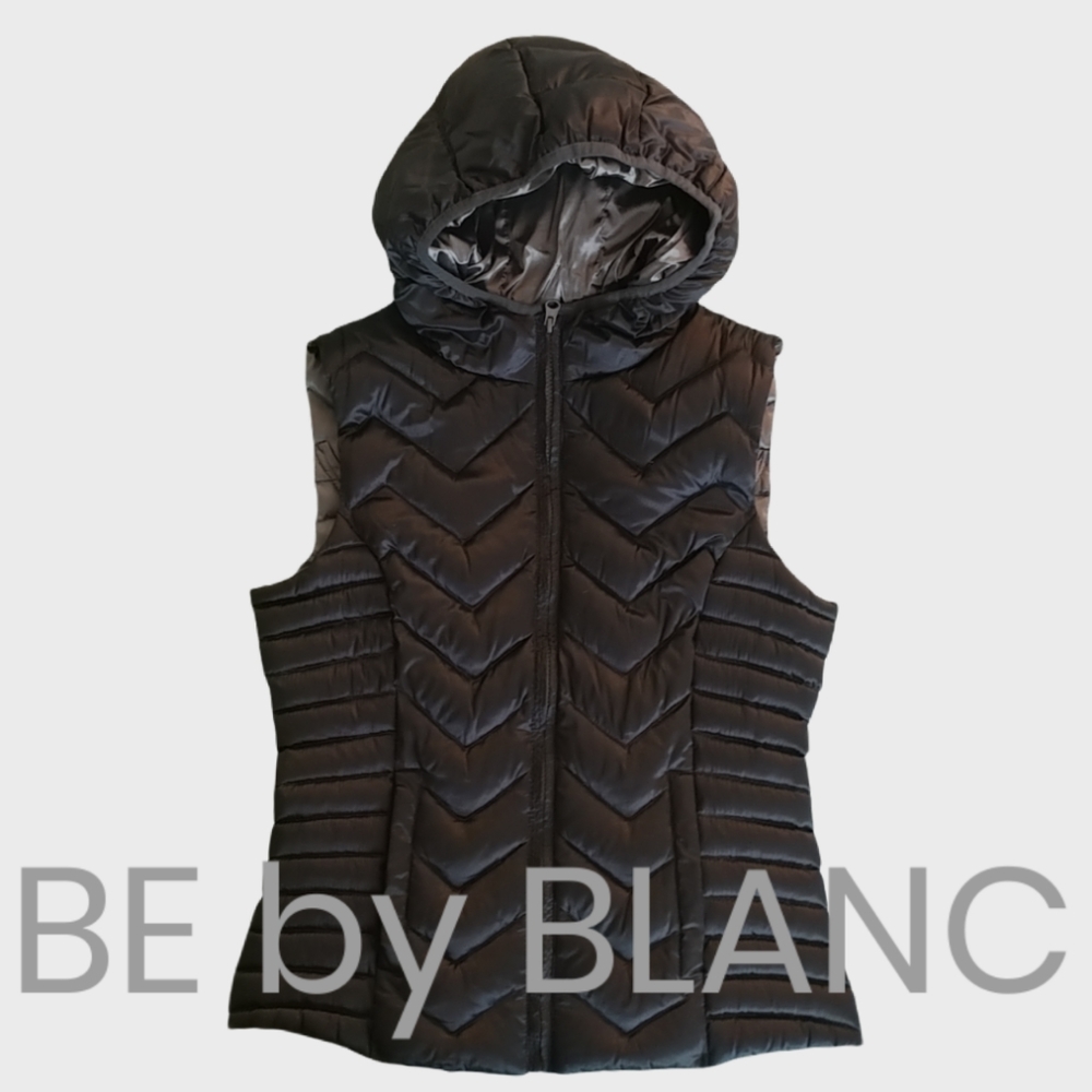 Hoodie puff vest